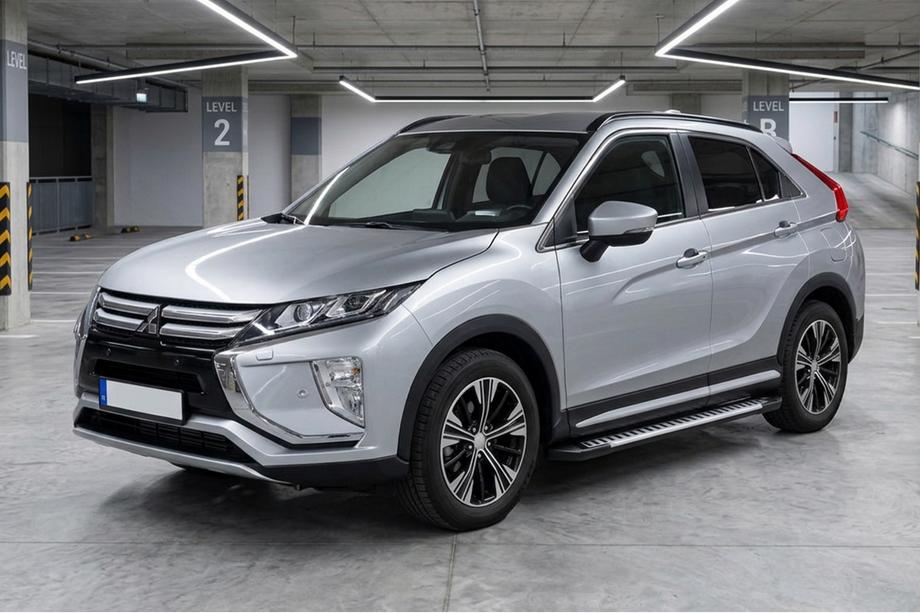 Mitsubishi Eclipse Cross 2017- гг. Боковые Подножки Line (2 шт., Алюминий) Image