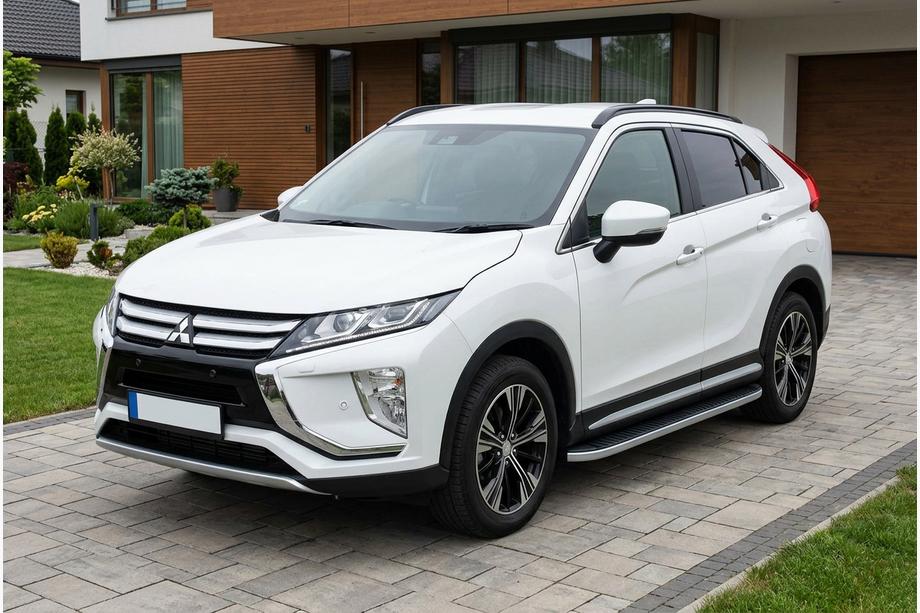 Mitsubishi Eclipse Cross 2017- гг. Боковые Подножки Tayga (2 шт., Алюминий) Image