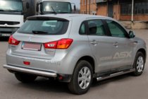 Mitsubishi Eclipse Cross 2017- гг. Боковые трубы BB002 (2 шт., нержавейка) фото 4