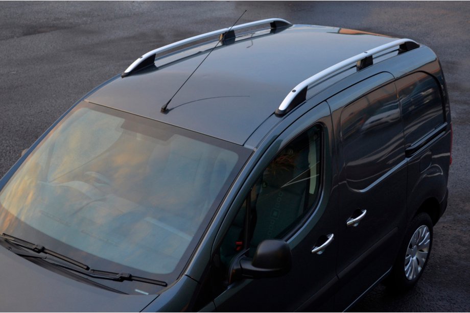 Citroen Berlingo 2008-2018 гг. Рейлинги Skyport (серый матовый) Фото 1