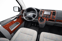 Volkswagen T5 Multivan 2003–2010 гг. Накладки на дверные карты Алюминий фото 1