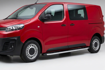 Citroen Jumpy/Dispatch 2017- гг. Боковые пороги Fullmond (2 шт., алюминий) фото 1