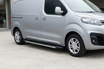 Citroen Jumpy/Dispatch 2017- гг. Боковые Подножки Maya V1 (2 шт., Алюминий) фото 1