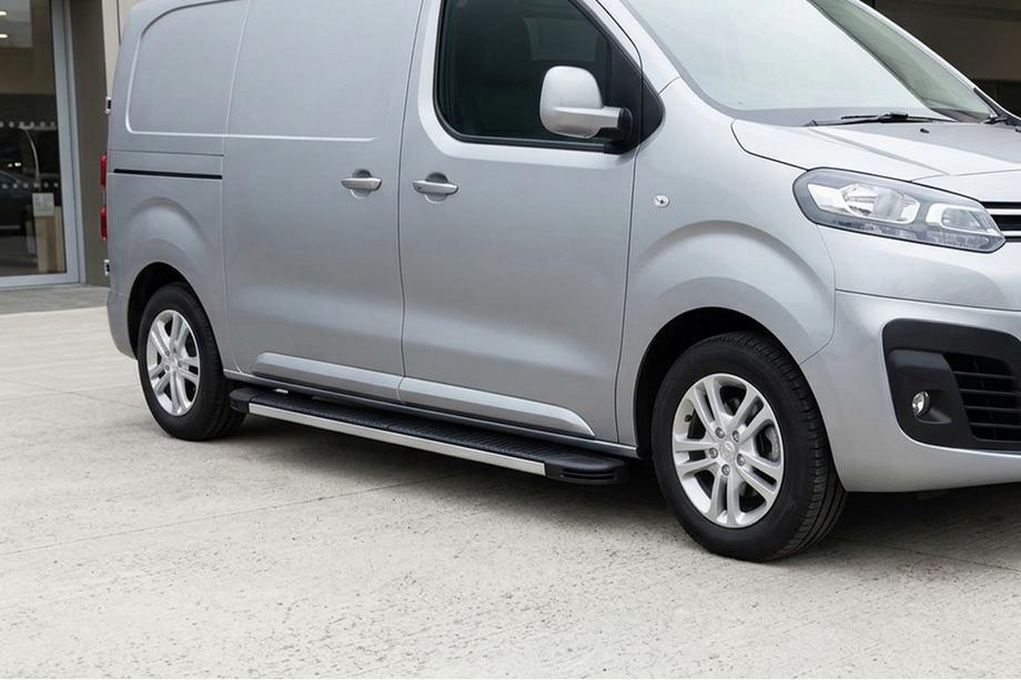 Citroen Jumpy/Dispatch 2017- гг. Боковые Подножки Maya V1 (2 шт., Алюминий) Image
