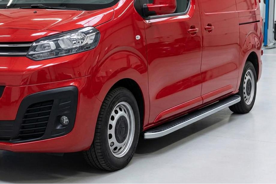 Citroen Jumpy/Dispatch 2017- гг. Боковые Подножки Tayga (2 шт., Алюминий) Image