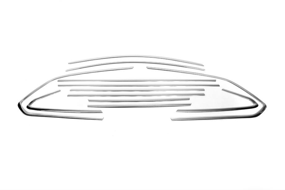 Opel Astra J 2009-2015 гг. Полный комплект молдингов на окна нержавейка (Sport Tourer, 12 шт.) Фото 5