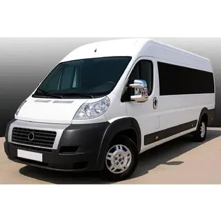 Накладки на Зеркала (2 шт, пластик) Peugeot Boxer 2006-2025 гг. фото 3