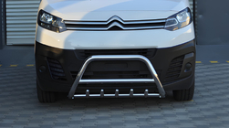 Toyota Proace 2016- гг. Кенгурятник WT003 (нержавейка) фото 3