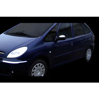 Накладки на Зеркала (2 шт, Нержавейка) Citroen Xsara Picasso 1999-2012 гг. фото 4