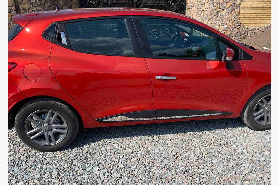 Renault Clio IV 2012-2019 гг. Хромированные Накладки на Дверные Ручки HB (4шт, Нерж Сталь) Carmos - Турецкая Нержавеющая Сталь Image