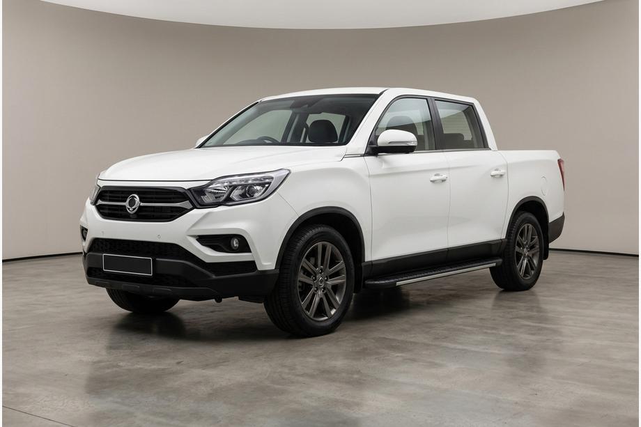 SsangYong Musso II 2018– гг. Боковые Подножки Bosphore Grey (2 шт., Алюминий) Фото 1