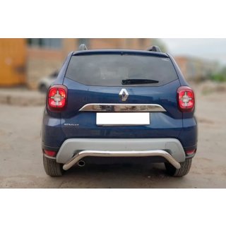 Задняя защита AK007 (нержавейка) Dacia Duster 2018-2024 гг. фото 2
