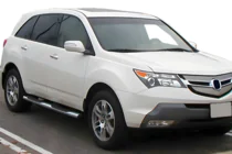 Acura MDX 2007-2013 гг. Боковые трубы (2 шт, нержавейка) фото 1