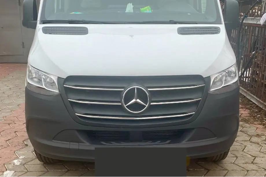 Mercedes Sprinter W907/W910 2018- гг. Хром Накладки на Решетку (5 шт, Нержавеющая Сталь) Фото 6