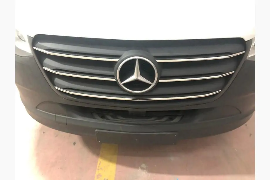 Mercedes Sprinter W907/W910 2018- гг. Хром Накладки на Решетку (5 шт, Нержавеющая Сталь) Фото 8