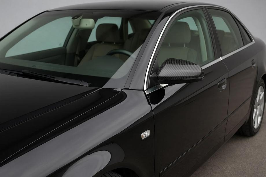 Audi A4 B7 2004-2008 гг. Накладки на Зеркала (2 шт., Карбон) Image