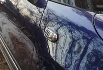 Fiat 500/500L 2013-2022 гг. Решетка на боковой повторитель Овал (2 шт, ABS) фото 1
