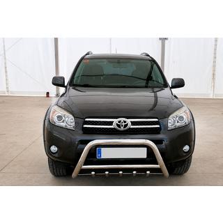 Кенгурятник WT003 (нержавейка) Toyota Rav 4 2006-2013 гг. фото 1