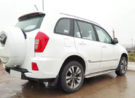 Chery Tiggo 3 2005- гг. Боковые Подножки Premium (2 шт., Нержавейка) фото 2