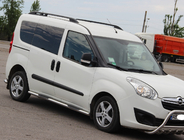 Opel Combo 2012-2018 гг. Боковые трубы (2 шт., нержавейка) 70 мм, короткая база фото 3