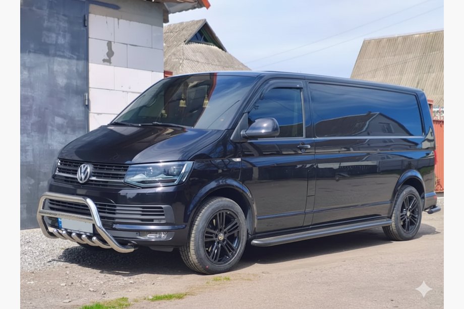 Volkswagen T6 2015-2024 гг. Кенгурятник WT003-4 (нержавейка) Image