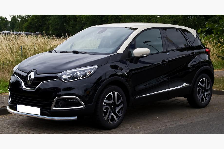 Renault Captur 2013-2019 гг. Передняя защита ST008 (нержавейка) Image