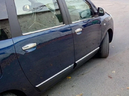 Dacia Lodgy 2012-2022 гг. Хромированные Накладки на Ручки (4 шт., Нержавейка) OmsaLine - Итальянская Нержавейка фото 4