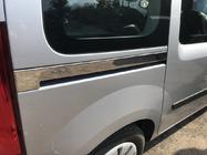Mercedes Citan 2013-2021 гг. Молдинги из нержавеющей стали для сдвижных дверей (2 шт) фото 3
