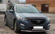 Mazda CX-5 2012-2017 гг. Передняя защита ST014 (нержавейка) фото 2