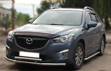 Mazda CX-5 2012-2017 гг. Передняя защита ST014 (нержавейка) фото 3