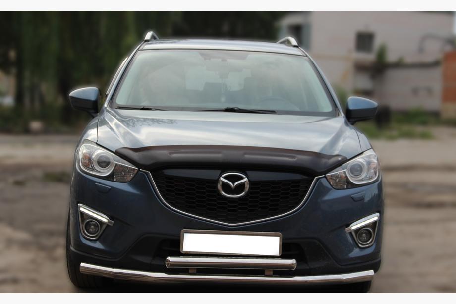 Mazda CX-5 2012-2017 гг. Передняя защита ST014 (нержавейка) d60/42 Image