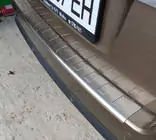 Opel Zafira B 2005–2011 гг. Накладка на задний бампер OmsaLine (нержавейка) фото 1