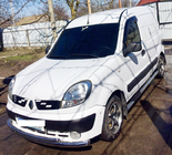 Renault Kangoo 1998-2008 гг. Передняя защита ST014 (нержавейка) фото 2