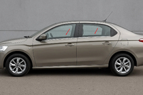 Peugeot 301 2012- гг. Окантовка окон Нержавейка фото 9
