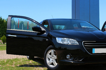 Peugeot 301 2012- гг. Окантовка окон Нержавейка фото 7