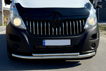 Renault Master 2011-2023 гг. Передняя защита ST014 (нержавейка) фото 4