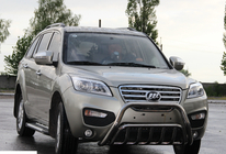 Lifan X60 2011- гг. Кенгурятник WT002 (Нержавейка) фото 2