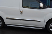 Opel Combo 2012-2018 гг. Хромированные накладки и окантовки на ручки (8 шт, нержавейка) фото 2