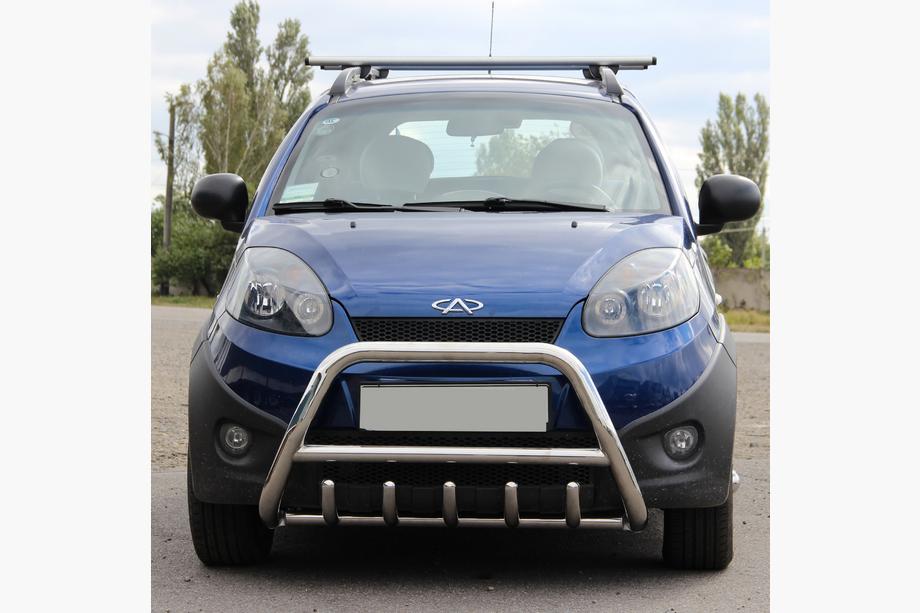 Chery Beat 2009-2015 гг. Кенгурятник WT003 (нержавейка) Image