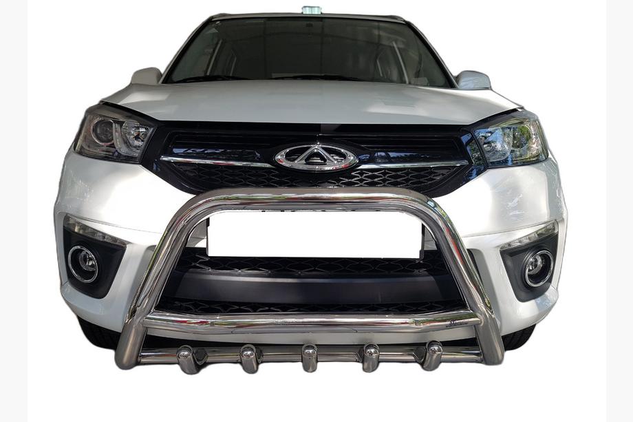 Chery Tiggo 3 2005- гг. Кенгурятник WT003 (нержавейка) Image