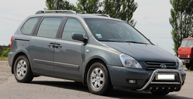Kia Carnival 2002-2013 гг. Кенгурятник WT003 (нержавейка) фото 2
