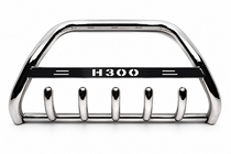 Hyundai H300, H1, Starex 2008-2020 гг. Кенгурятник WT004 Нержавейка фото 2