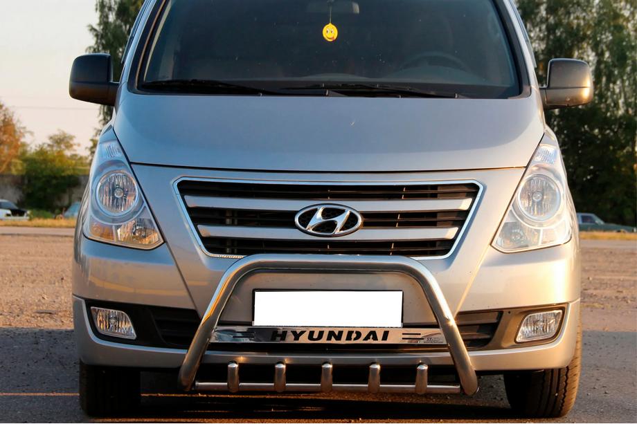 Hyundai H300, H1, Starex 2008-2020 гг. Кенгурятник WT004 Нержавейка Image