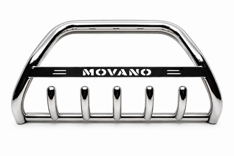 Opel Movano 2004-2010 гг. Кенгурятник WT004 Нержавейка Image
