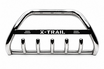 Nissan X-trail T31 2007-2014 гг. Кенгурятник WT004 Нержавейка фото 2