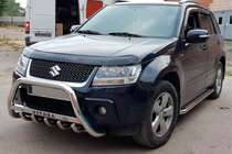Suzuki Grand Vitara 2005-2017 гг. Кенгурятник WT004 Нержавейка фото 2