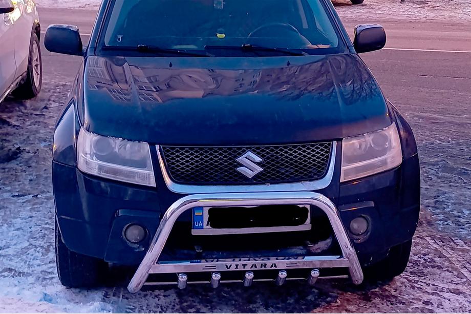 Suzuki Grand Vitara 2005-2017 гг. Кенгурятник WT004 Нержавейка Фото 9