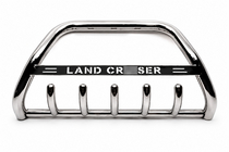 Toyota Land Cruiser Prado 120 2002-2009 гг. Кенгурятник WT004 Нержавейка фото 2