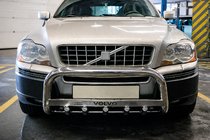 Volvo XC90 2002-2014 гг. Кенгурятник WT004 Нержавейка фото 4
