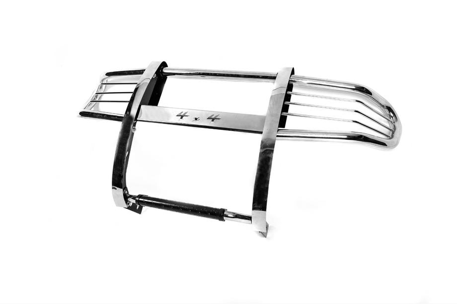 Toyota Land Cruiser Prado 120 2002-2009 гг. Кенгурятник Libao (нержавейка) Image